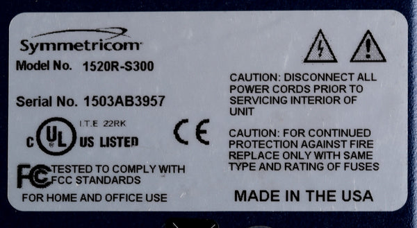 Symmetricom SyncServer PTP S300 UPGRADED GPS NTP Network Time Server NEW DISPLAY-www.prostudioconnection.com