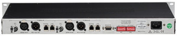 Telos HX2 Dual Digital Hybrid Broadcast Phone Line Audio Interface 2 Lines HX-2-www.prostudioconnection.com