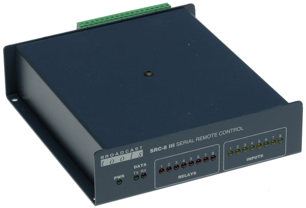 Broadcast Tools SRC 8 III Serial Remote Control Broadcast Automation Relay Box-www.prostudioconnection.com