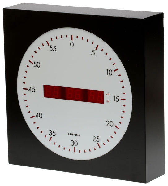 Leitch Harris UDC-5212 Red LED Digital Wall Clock SMTPE Timecode Display *READ* [Used]-www.prostudioconnection.com