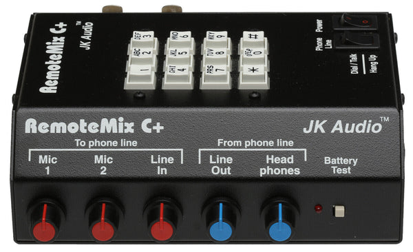 JK Audio RemoteMix C+ Remote Mixer Broadcast Hybrid Phone Line Audio Interface-www.prostudioconnection.com