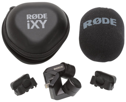 RODE i-XY 24/96 Stereo Condenser Microphone for iOS Lightning Devices - USED [Used]-www.prostudioconnection.com