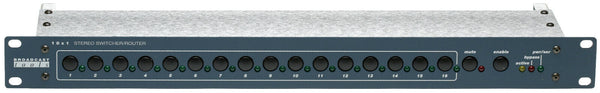 Broadcast Tools 16x1 Stereo Audio Matrix Switcher/Router Automation GPI RS-232-www.prostudioconnection.com