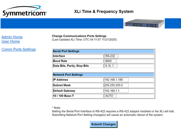 Symmetricom XLi OCXO UPGRADED GPS LPN 10MHz Oscillator NTP Time Server IRIG-B-www.prostudioconnection.com