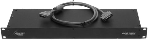 AudioScience BOB1024 Sound Card XLR Breakout Box Rackmounted 26Pin Digital Cable [Used]-www.prostudioconnection.com