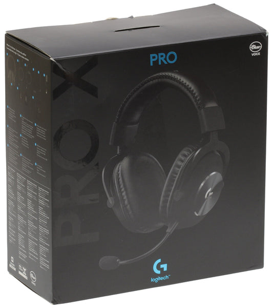 Logitech G Pro X 7.1 Gaming Headset with Blue Voice Technology - Black [Used]-www.prostudioconnection.com