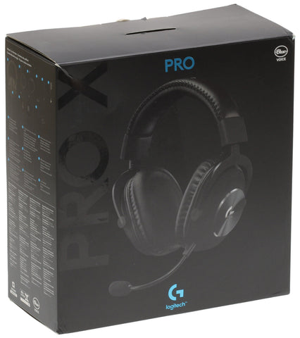 Logitech G Pro X 7.1 Gaming Headset with Blue Voice Technology - Black [Used]-www.prostudioconnection.com