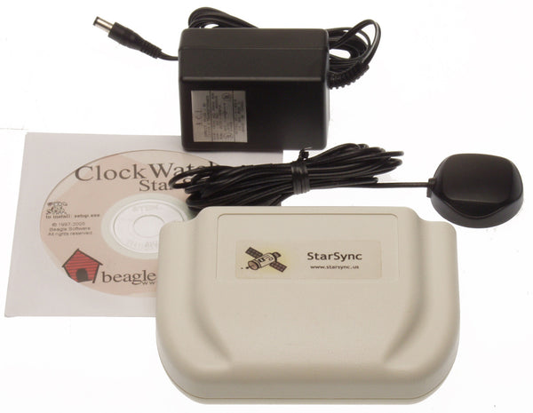 ClockWatch StarSync GPS Atomic Time Receiver Antenna NMEA Code RS-232 4800 Baud [Used]-www.prostudioconnection.com