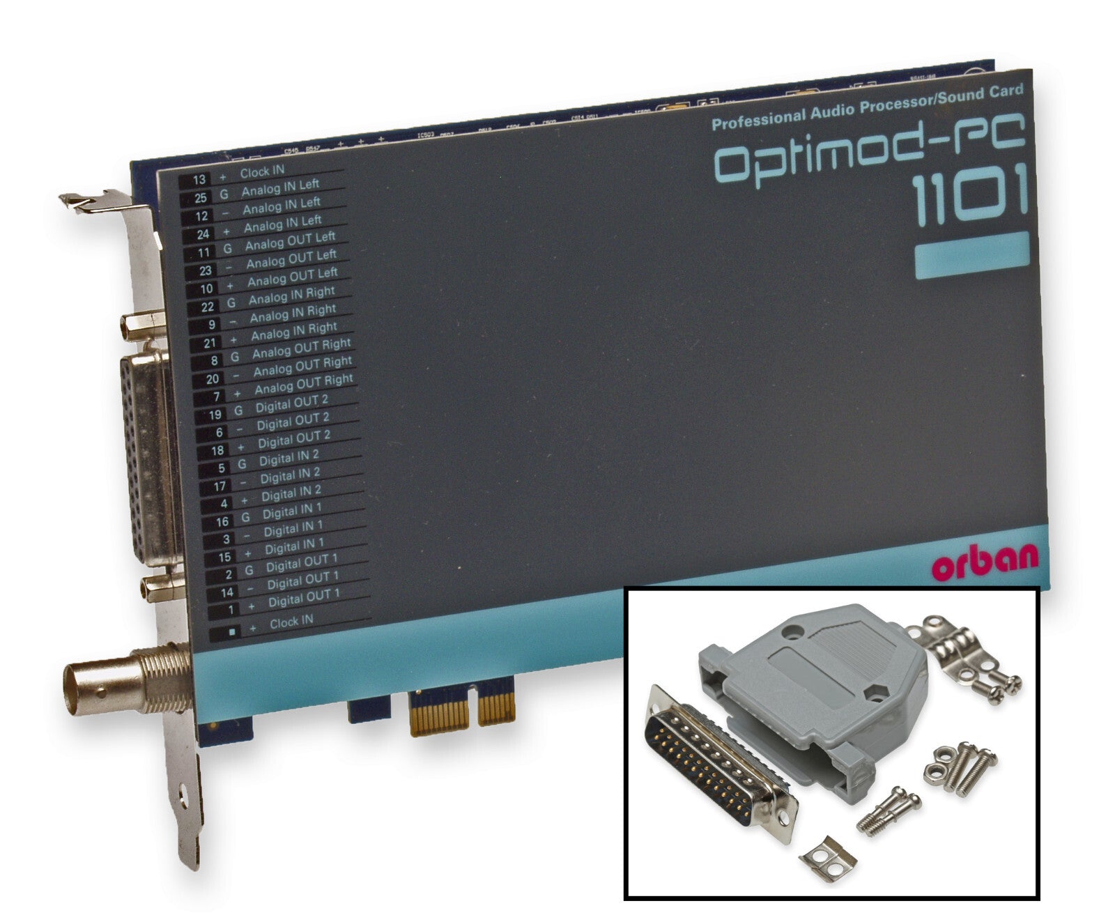 Orban Optimod PC1101e 5-Band Digital Audio On-Air Processing PCIe Card PC-1101-www.prostudioconnection.com