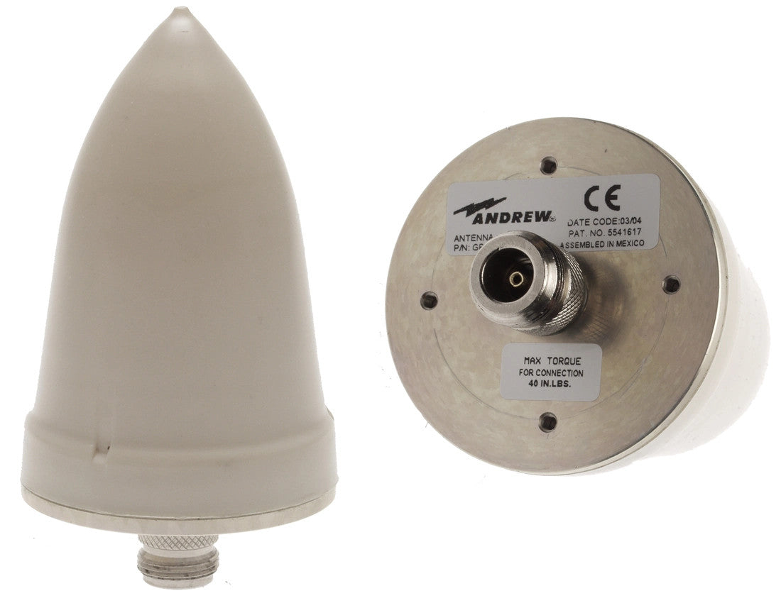 Andrew GPS-PBW-26N/B 26dB 5V Small 2.5" Dia Antenna Telecom Timing N Conn Lucent-www.prostudioconnection.com