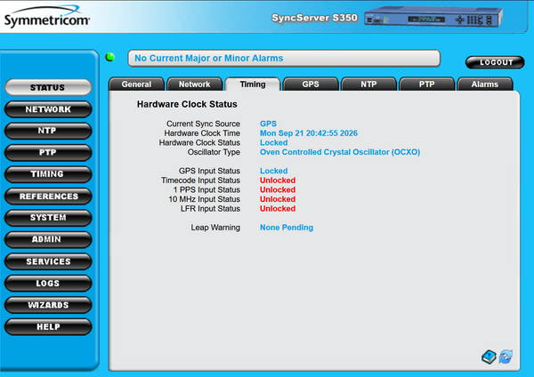 Symmetricom PTP SyncServer S350 UPGRADED GPS OCXO 10MHz NTP Network Time Server-www.prostudioconnection.com