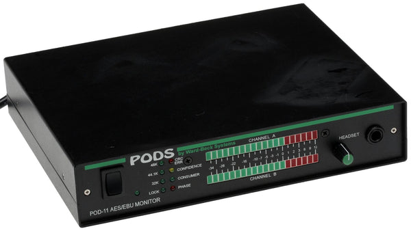 Ward Beck PODS POD-11 AES Digital Audio Monitor Balanced Analog DAC Converter-www.prostudioconnection.com