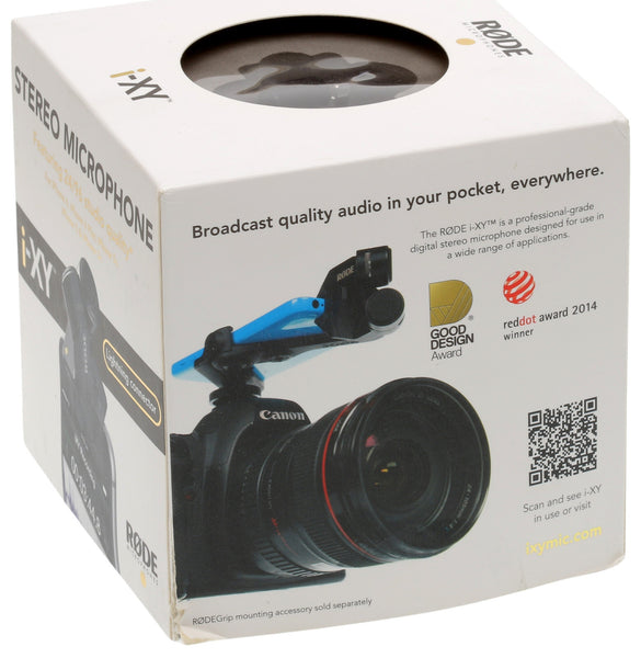 RODE i-XY 24/96 Stereo Condenser Microphone for iOS Lightning Devices - LNIB [Used]-www.prostudioconnection.com