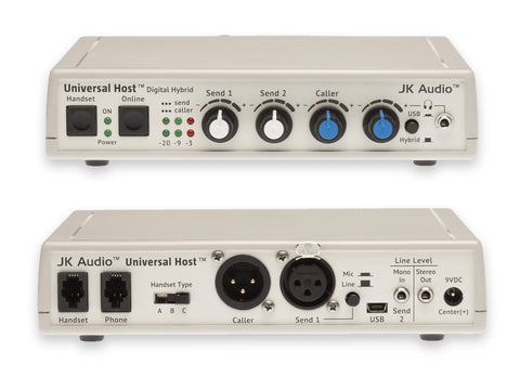 JK Audio Universal Host Digital Hybrid USB Phone Line Audio Recording Interface-www.prostudioconnection.com