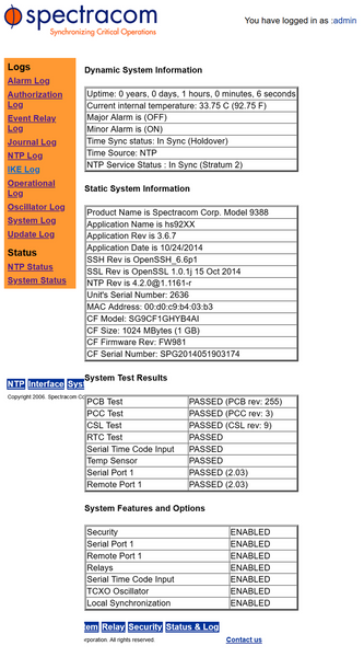 Spectracom 9388 NetClock Timecode NTP Network Time Server Protocol Ethernet IPv6-www.prostudioconnection.com