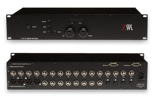Z-Sys Z-16.16 Digital Detangler XLR BNC TOSlink SPDIF 4:8:4 Audio Router Switch-www.prostudioconnection.com