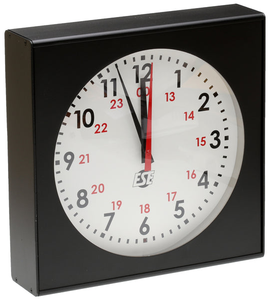 ESE LX-5112U NTP Client PoE Self-Setting 12" Analog Studio Timecode Wall Clock-www.prostudioconnection.com