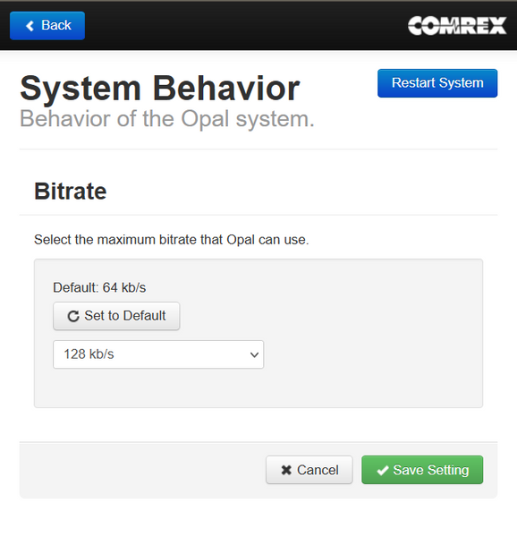 Comrex Opal Broadcast Digital Wideband Codec Opus Audio Over IP Endpoint - NEW!-www.prostudioconnection.com