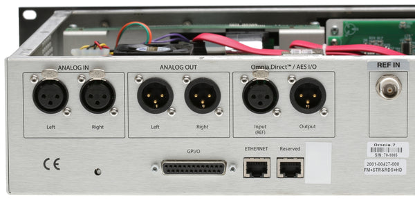 Telos Alliance Omnia 7 FM HD Radio Broadcast Audio Processor w/ Streaming & RDS-www.prostudioconnection.com