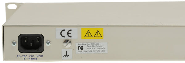 TrueTime Symmetricom NTS-100 GPS NTP Network Time Server Master Clock IRIG-B-www.prostudioconnection.com