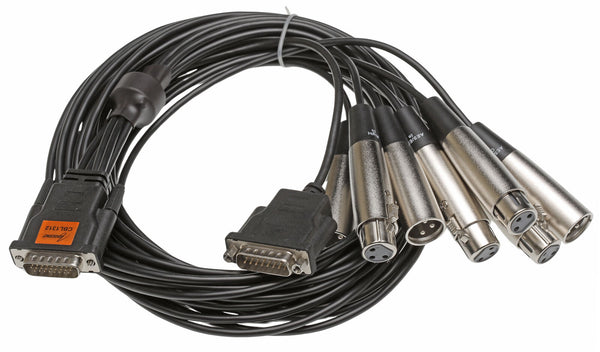 AudioScience CBL1312 ASI5810/ASI5811 AES Digital Balanced Analog Breakout Cable-www.prostudioconnection.com