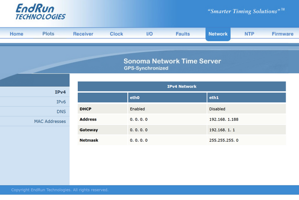 Endrun Technologies Sonoma D12 GPS OCXO NTP Network Time Server w HTTP & Dual AC-www.prostudioconnection.com