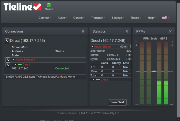 Tieline Bridge-IT TLB5100 Audio Over IP AAC Codec Internet AoIP SIP Endpoint-www.prostudioconnection.com