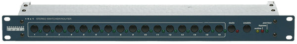 Broadcast Tools 16x1 Stereo Audio Matrix Switcher/Router Automation GPI RS-232-www.prostudioconnection.com