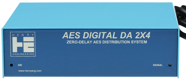 Henry Engineering 2x4 S/PDIF AES XLR Digital Audio Distribution Amplifier 6700-www.prostudioconnection.com