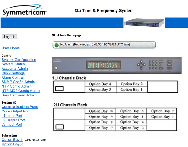 Symmetricom XLi GPS OCXO 10MHz Oscillator NTP Time Server w/ PPO TIET Freq Meas-www.prostudioconnection.com