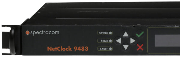 Spectracom 9483 NetClock TCXO GPS GLONASS Beidou NTP Network Time Server-www.prostudioconnection.com