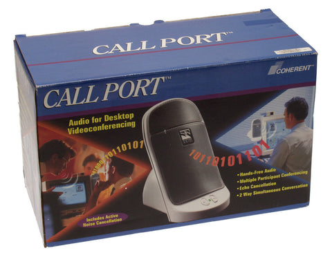 Coherent Call Port VoIP Echo Canceling PC Speakerphone Skype Duplex Adapter NEW-www.prostudioconnection.com