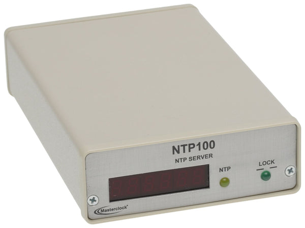 Masterclock NTP100-GPS NTP Network Time Server LED Atomic Clock Time Display-www.prostudioconnection.com