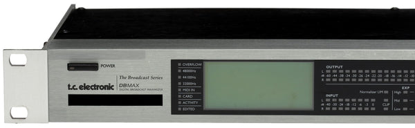TC Electronic DBMax AES Digital Audio Broadcast Processor Multiband Maximizer-www.prostudioconnection.com