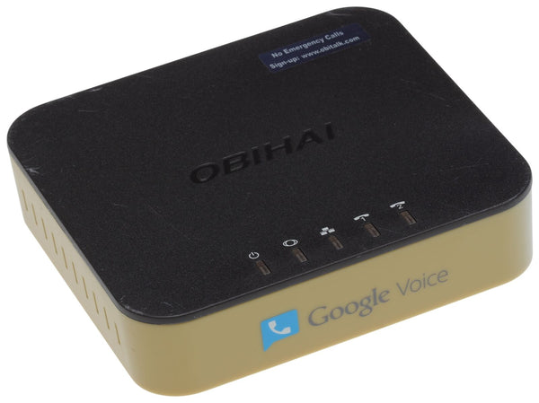 Obihai OBi202 Port VoIP Analog Terminal Adapter for Google Voice via RJ11 Jack [Used]-www.prostudioconnection.com