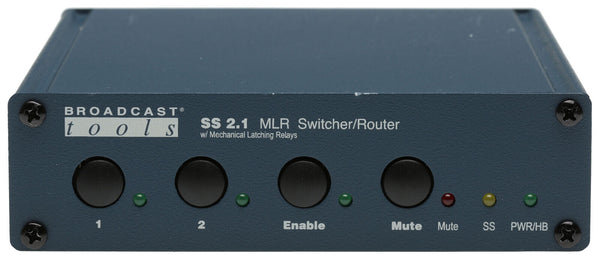 Broadcast Tools SS2.1 MLR TERM Balanced Audio Automation Switcher Router RS232-www.prostudioconnection.com
