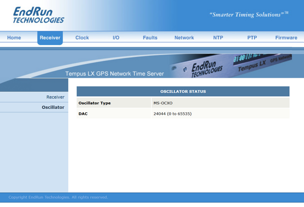 Endrun Technologies Tempus LX OCXO GPS Network NTP Time Server Clock w/ HTTP-www.prostudioconnection.com