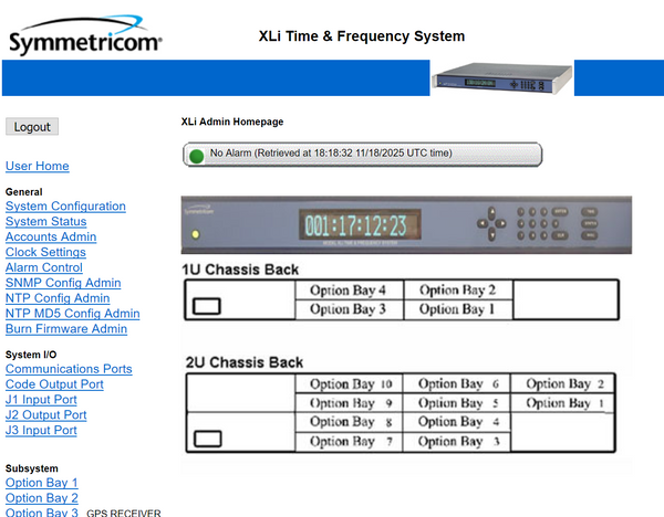 Symmetricom XLi High Stab. OCXO UPGRADED GPS 10MHz Oscillator NTP Time Server-www.prostudioconnection.com