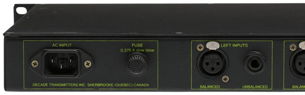 Decade FM-800 1.8W Broadcast Mono Transmitter Exciter LPFM Frequency Agile LP-www.prostudioconnection.com