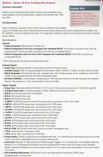Arbiter Systems 1084C UPGRADED ublox GPS LED Clock Time Display IRIG-B Timecode [Refurbished]-www.prostudioconnection.com