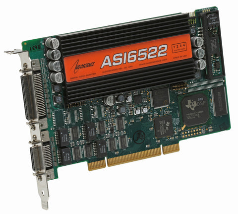 AudioScience ASI6522 PCI Broadcast AES Digital Balanced Analog Mutichannel Card [Refurbished]-www.prostudioconnection.com