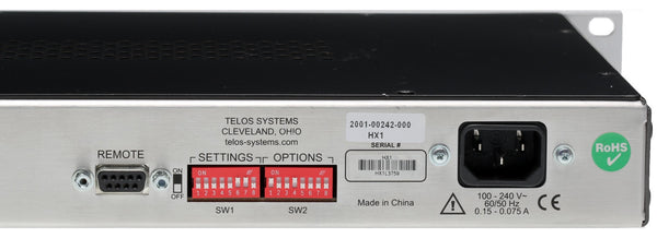 Telos HX1 Digital Hybrid Broadcast Phone Line Audio Console Interface IFB MINT-www.prostudioconnection.com