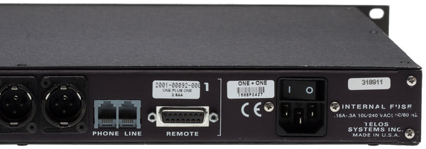 Telos One+One w/Dual Auto Answer Digital Phone Hybrid Broadcast Audio Interface-www.prostudioconnection.com