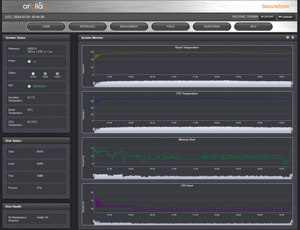 Spectracom SecureSync 013 OCXO NTP Network Time Server GPS 10MHz Oscillator [Used]-www.prostudioconnection.com