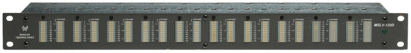 Wohler MSLV-120D 20 Channel AES Digital Audio VU Avg. & Peak LED Level Meter BNC [Used]-www.prostudioconnection.com