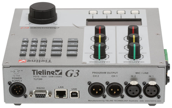 Tieline Commander G3 TLF300 Field Portable Remote Codec Audio Over IP POTS-www.prostudioconnection.com