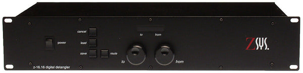 Z-Sys Z-16.16 Digital Detangler XLR BNC TOSlink SPDIF 4:8:4 Audio Router Switch-www.prostudioconnection.com