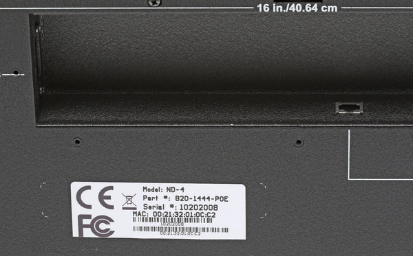 Symmetricom ND-4 NTP Internet IP Synchronized Red LED Wall Clock Ethernet PoE [Refurbished]-www.prostudioconnection.com