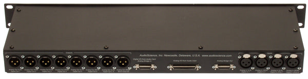 AudioScience BOB1024 Sound Card XLR Breakout Box Rackmounted 50 Pin Analog Cable [Used]-www.prostudioconnection.com