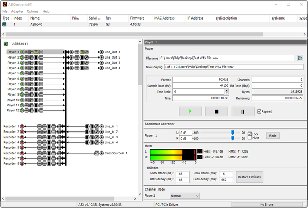 AudioScience ASI6640 PCIe Multichannel Broadcast Sound Card Balanced Audio XLR [Refurbished]-www.prostudioconnection.com